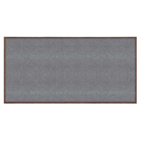 United Visual Products Sliding Door Indoor Enclosed Corkboard, 6 UV9002ACSH-BLACK-RUBBER